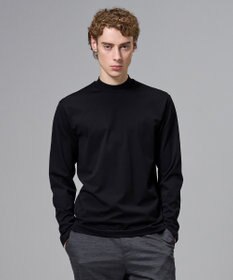 JOSEPH HOMME 新色追加【高機能素材】ハイゲージベアスムース　モックネック長袖Ｔシャツ