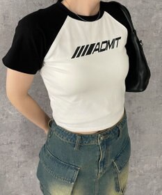 WEGO パイピングラグランT