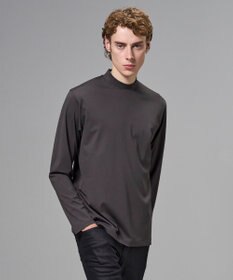 JOSEPH HOMME 新色追加【高機能素材】ハイゲージベアスムース　モックネック長袖Ｔシャツ