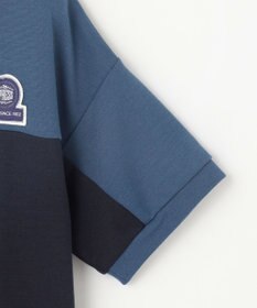 J.PRESS KIDS 【吸水速乾】【100-130cm】ポンチローマ トリコロール 切替Ｔシャツ