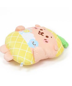 Mother garden しろたん パイナップルパーティー クッション 《しろたん/らっこいぬ》 単品