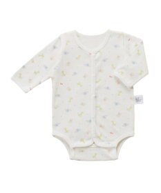 MIKI HOUSE HOT BISCUITS 【60-70cm】 長袖ボディシャツ(前開き)