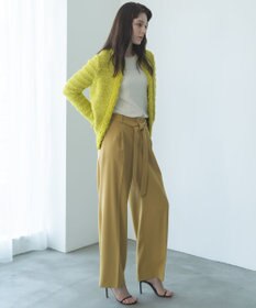 自由区 【カトリエムブーケ】Tweed melange フリンジジャケット