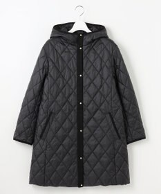 J.PRESS LADIES L 【WEB限定カラーあり・洗える】コンパクトタフタキルティング フーデッド コート