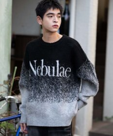 WEGO 【ユニセックス着用ITEM/MLサイズ展開】ファジーグラデーションプルオーバー