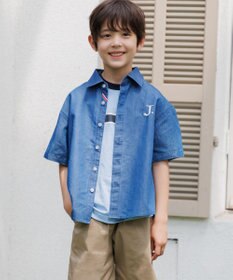 J.PRESS KIDS 【速乾】【100-130cm】ラインプリント Ｔシャツ