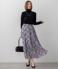 23区 S 【CLASSY.掲載/洗える】スムージーコットン タートルネック ニット