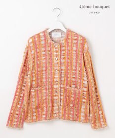 自由区 【カトリエムブーケ】Melange de couleurs カラーミックスカーディガン