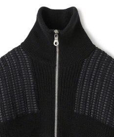 JOSEPH HOMME 【HIGH GRADE LINE】スプリットバルキーウール　ドライバーズニット