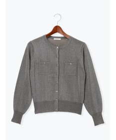 Te chichi ポケットデザインクルーネックカーディガン