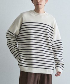 CRAFT STANDARD BOUTIQUE パネルボーダーニットプルオーバー