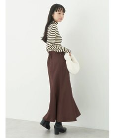 earth music&ecology フロントボタンスカート