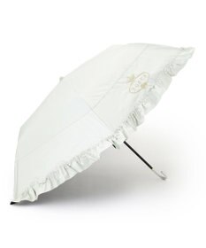 TOCCA 【晴雨兼用・UVカット100%生地】LOGO FRILL UMBRELLA 折り畳み傘 収納バッグ付き