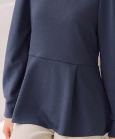 Tiaclasse 【洗える】ダイバー裾フレアプルオーバー