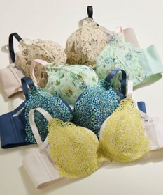une nana cool さあわたし レース 脇高ブラジャー MADE WITH LIBERTY FABRIC