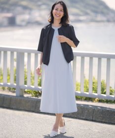 J.PRESS LADIES 【着こなしのポイントに】ドロップ 2連 ネックレス