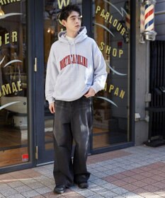 WEGO 【ユニセックス着用ITEM】ワッペンロゴパーカー