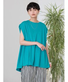 AMERICAN HOLIC 接触冷感フレンチスリーブカットチュニック