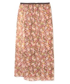 BEIGE， 【洗える】BORONIA / フラワーシフォンロングスカート