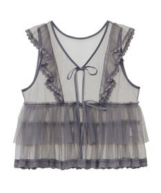 Green Parks ・ＥＬＥＮＣＡＲＥ　ＤＵＥ　チュールラッフルベスト