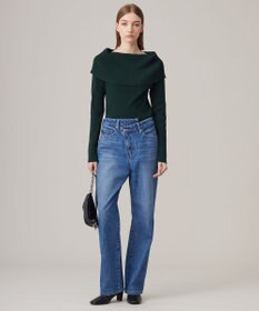 ICB 【CLASSY.1月号掲載・洗える】ウォーターリサイクルデニム カーブパンツ