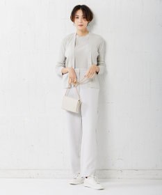 ICB 【洗える】 コンパクトリブ  クルーネックプルオーバー