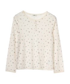 earth music&ecology アイレットジャガードタイトプルオーバー