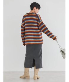 AMERICAN HOLIC グラデーションボーダーニットプルオーバー