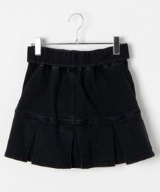 WEGO ベルト付デニムプリーツスカパン