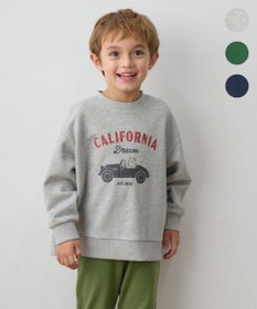 ANY KIDS アニマルプリント 裏毛トレーナー