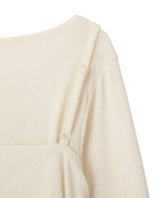 earth music&ecology 【SET2点】ツイストキャミレイヤードカットソー