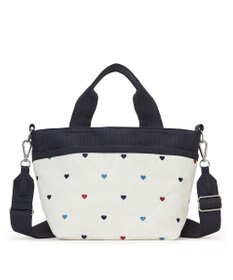 LeSportsac SMALL BUCKET TOTE/トリコロールハートエンブロイダリー
