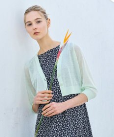 TOCCA 【星風まどかさん着用】SHEER CARDIGAN カーディガン ライトグリーン系