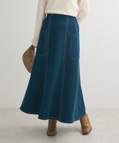 Green Parks ・ＥＬＥＮＣＡＲＥ　ＤＵＥ　カラーｓｔフレアスカート