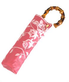 槇田商店 Kirie バラ フレンチレッド 折りたたみ傘