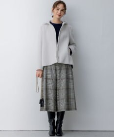 組曲 2WAYショートビーバー フーテッドコート