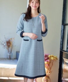 Tiaclasse ツイードAラインワンピース