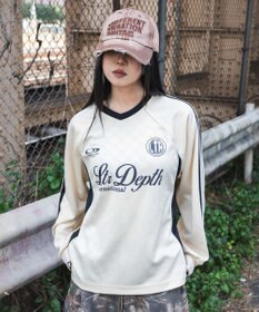 WEGO 【ユニセックス着用ITEM/MLサイズ展開】ラインスリーブゲームT（LS）