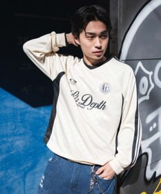 WEGO 【ユニセックス着用ITEM/MLサイズ展開】ラインスリーブゲームT（LS）