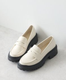 earth music&ecology ＯＲｉｅｎｔａｌ　ＴＲａｆｆｉｃ　厚底ローファー