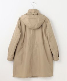 J.PRESS LADIES 【洗える】スパンライクナイロンタッサー フーデット コート