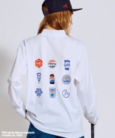PW CIRCULUS 〈Pepsiコラボ〉【UNISEX】Pepsi 9-LOGO モックネック　ロングT