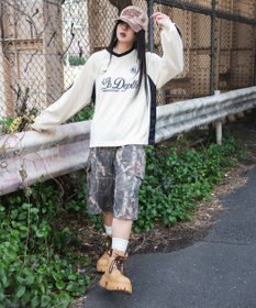 WEGO 【ユニセックス着用ITEM/MLサイズ展開】ラインスリーブゲームT（LS）