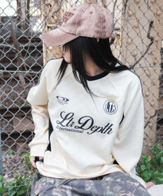 WEGO 【ユニセックス着用ITEM/MLサイズ展開】ラインスリーブゲームT（LS）