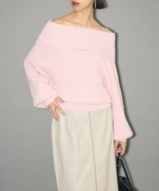 Green Parks オフショルダーニット