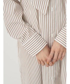 earth music&ecology ボウタイシャツワンピース