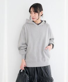CRAFT STANDARD BOUTIQUE ラメスウェット風ニットプルオーバー