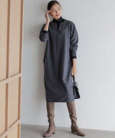 組曲 L キーネックニット ワンピース