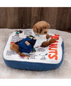 PET PARADISE スヌーピー デニム オーバーオール風 ロンパース 小型犬