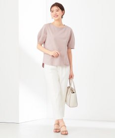 ANY SIS 【UVケア・接触冷感・撥水】クールタッチミラクルガード テーパード パンツ